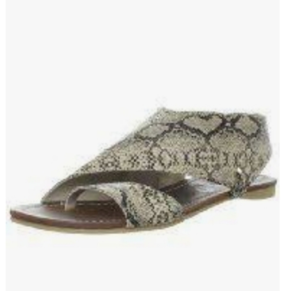 Rebels Python Virtuoso Snake Print Sandals Sz 7.5